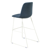 Sofia Barstool with Sled Powdercoated Base