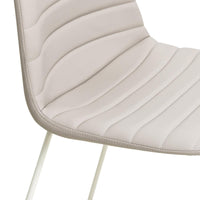 Sofia Barstool with Sled Powdercoated Base