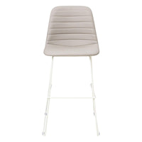 Sofia Barstool with Sled Powdercoated Base