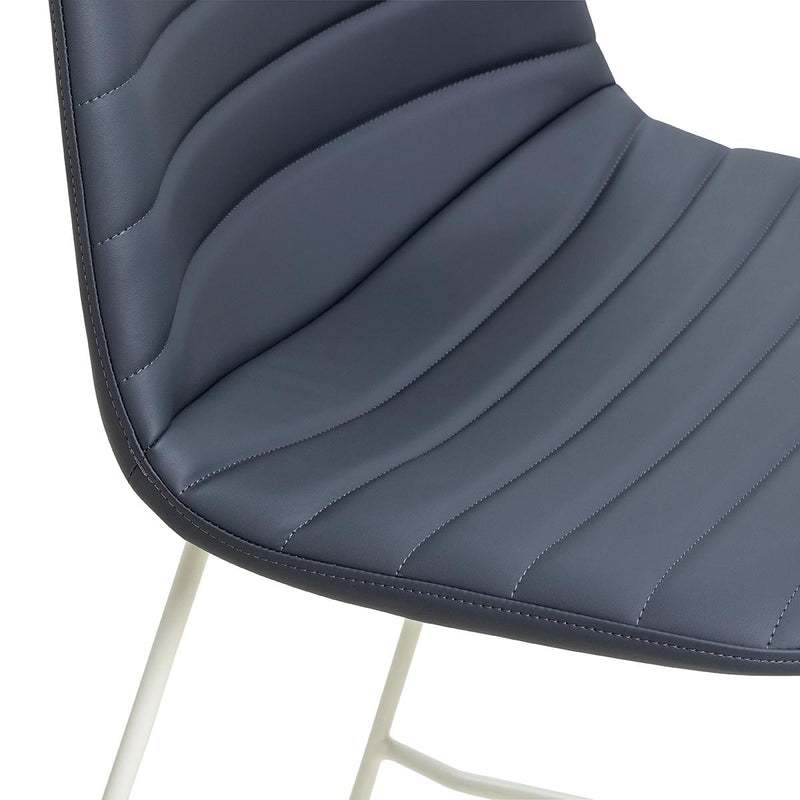 Sofia Barstool with Sled Powdercoated Base