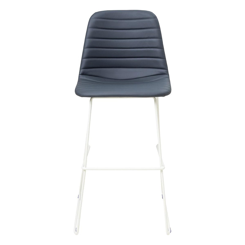 Sofia Barstool with Sled Powdercoated Base