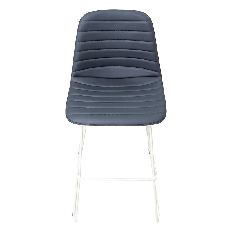 Sofia Barstool with Sled Powdercoated Base