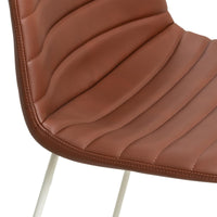 Sofia Barstool with Sled Powdercoated Base