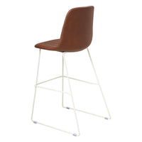Sofia Barstool with Sled Powdercoated Base