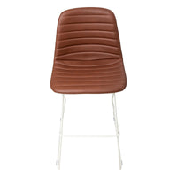 Sofia Barstool with Sled Powdercoated Base