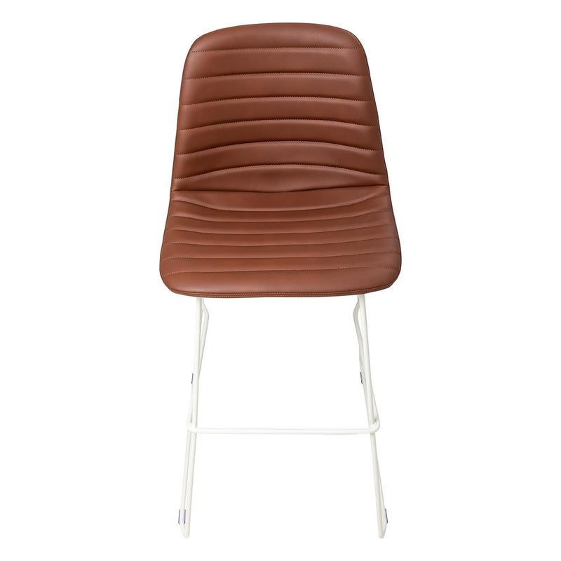 Sofia Barstool with Sled Powdercoated Base