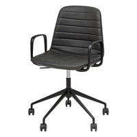 Sofia Chair with Gas Lift (with Tilt) Castor Base and Arms-Elite Office Furniture