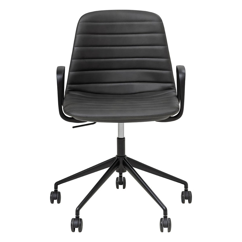 Sofia Chair with Gas Lift Castor Base and Arms-Elite Office Furniture
