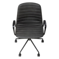 Sofia Chair with Gas Lift (with Tilt) Castor Base and Arms-Elite Office Furniture