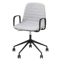 Sofia Chair with Gas Lift Castor Base and Arms-Elite Office Furniture