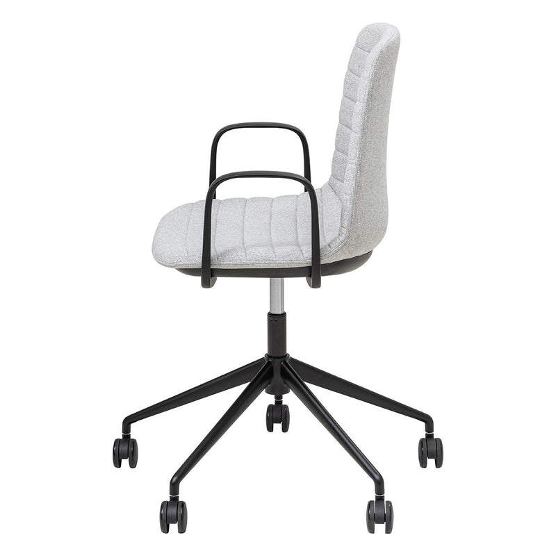 Sofia Chair with Gas Lift (with Tilt) Castor Base and Arms-Elite Office Furniture