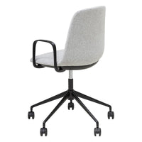 Sofia Chair with Gas Lift (with Tilt) Castor Base and Arms-Elite Office Furniture