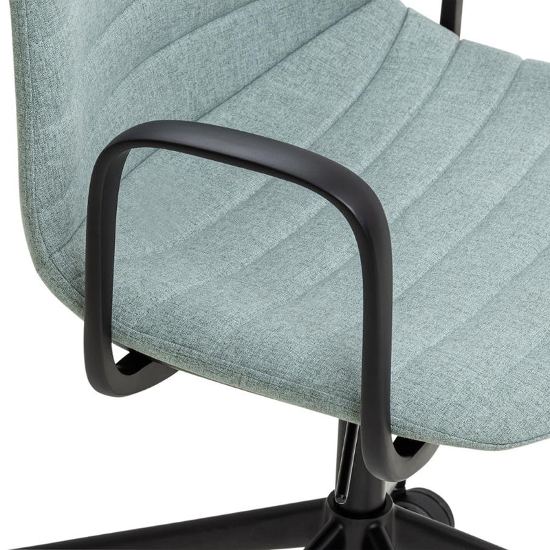 Sofia Chair with Gas Lift Castor Base and Arms-Elite Office Furniture