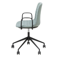 Sofia Chair with Gas Lift Castor Base and Arms-Elite Office Furniture