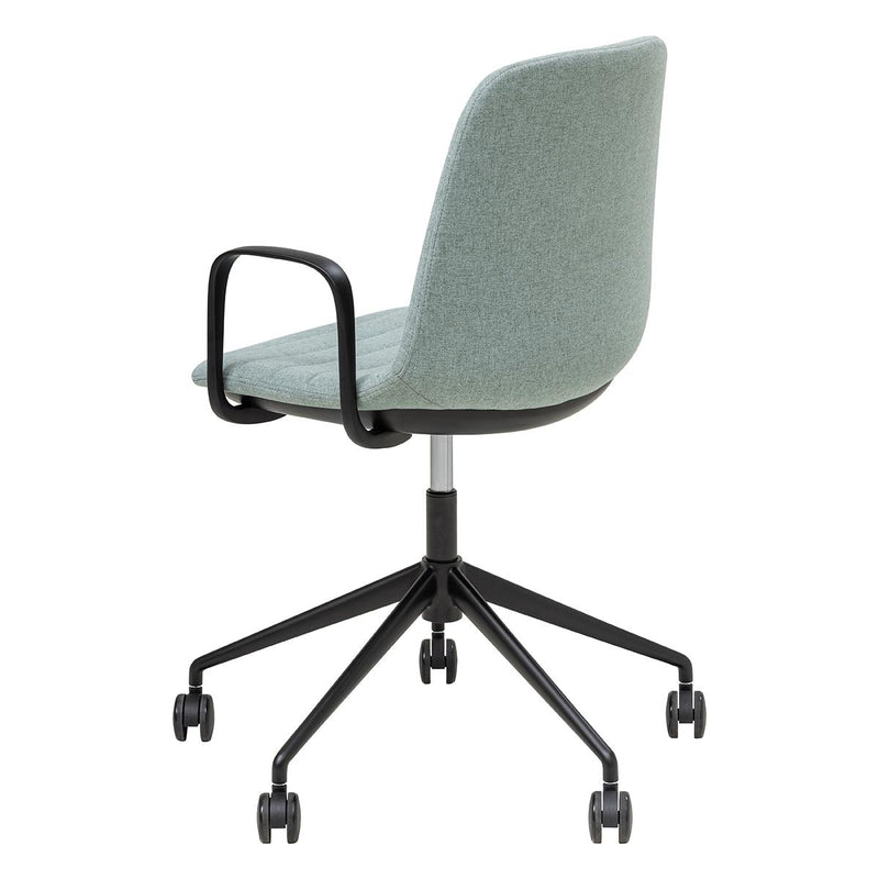 Sofia Chair with Gas Lift Castor Base and Arms-Elite Office Furniture