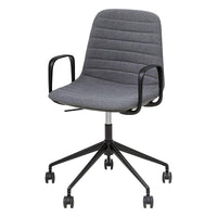 Sofia Chair with Gas Lift Castor Base and Arms-Elite Office Furniture