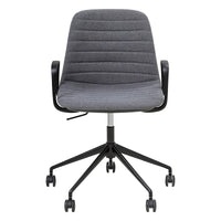 Sofia Chair with Gas Lift Castor Base and Arms-Elite Office Furniture