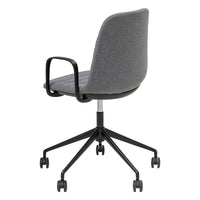 Sofia Chair with Gas Lift (with Tilt) Castor Base and Arms-Elite Office Furniture