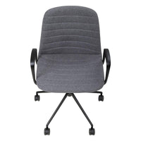 Sofia Chair with Gas Lift Castor Base and Arms-Elite Office Furniture