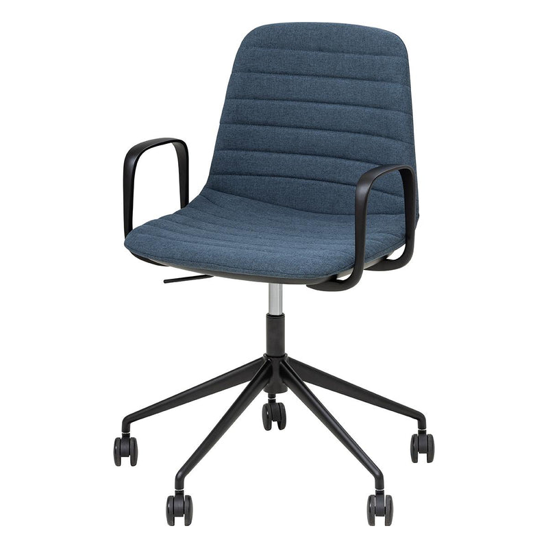 Sofia Chair with Gas Lift Castor Base and Arms-Elite Office Furniture