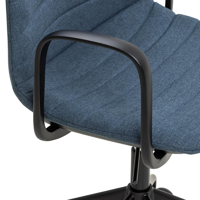 Sofia Chair with Gas Lift Castor Base and Arms-Elite Office Furniture