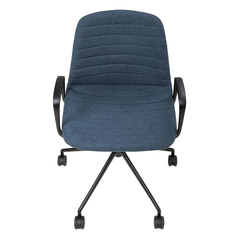 Sofia Chair with Gas Lift Castor Base and Arms-Elite Office Furniture