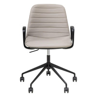 Sofia Chair with Gas Lift Castor Base and Arms-Elite Office Furniture