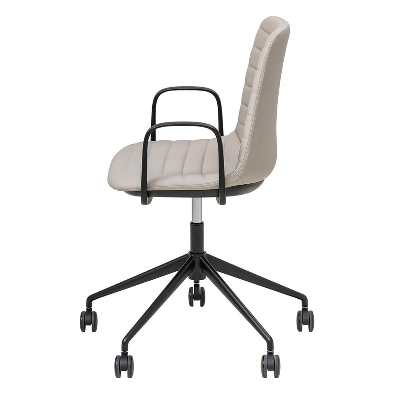 Sofia Chair with Gas Lift Castor Base and Arms-Elite Office Furniture