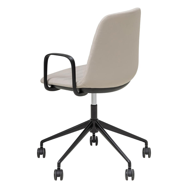 Sofia Chair with Gas Lift Castor Base and Arms-Elite Office Furniture