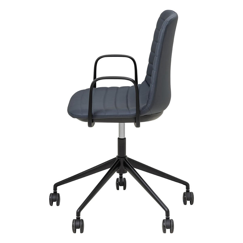 Sofia Chair with Gas Lift Castor Base and Arms-Elite Office Furniture