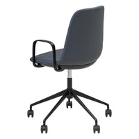 Sofia Chair with Gas Lift (with Tilt) Castor Base and Arms-Elite Office Furniture