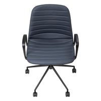Sofia Chair with Gas Lift (with Tilt) Castor Base and Arms-Elite Office Furniture
