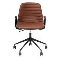 Sofia Chair with Gas Lift Castor Base and Arms-Elite Office Furniture