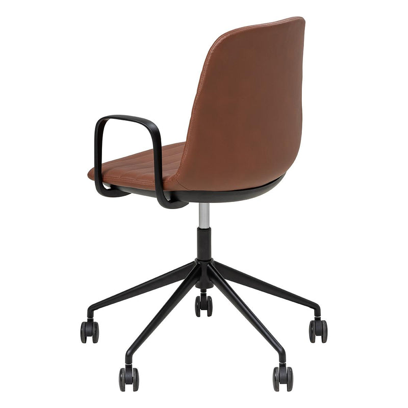 Sofia Chair with Gas Lift Castor Base and Arms-Elite Office Furniture