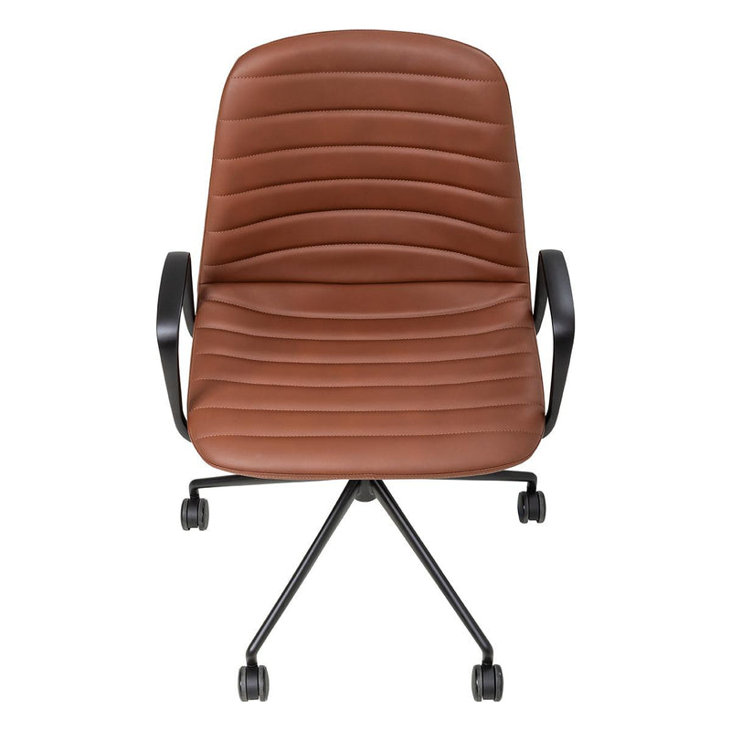 Sofia Chair with Gas Lift Castor Base and Arms-Elite Office Furniture