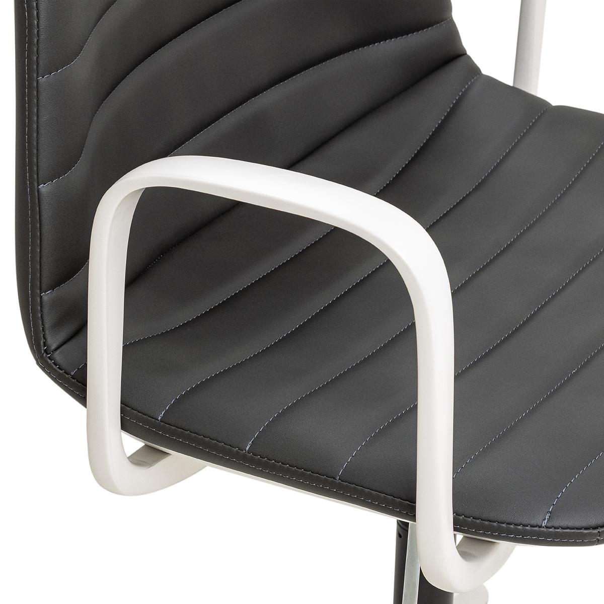 Sofia Chair with Gas Lift (with Tilt) Castor Base and Arms