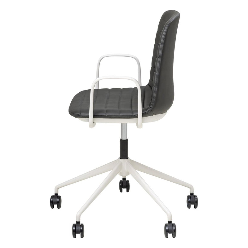 Sofia Chair with Gas Lift Castor Base and Arms-Elite Office Furniture
