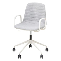 Sofia Chair with Gas Lift (with Tilt) Castor Base and Arms-Elite Office Furniture