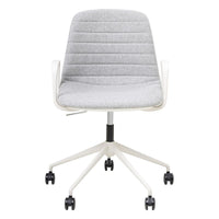 Sofia Chair with Gas Lift Castor Base and Arms-Elite Office Furniture