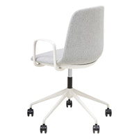 Sofia Chair with Gas Lift Castor Base and Arms-Elite Office Furniture