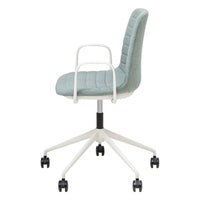 Sofia Chair with Gas Lift Castor Base and Arms-Elite Office Furniture