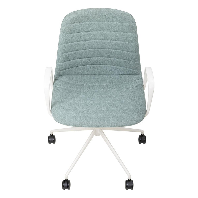 Sofia Chair with Gas Lift (with Tilt) Castor Base and Arms-Elite Office Furniture