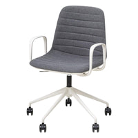 Sofia Chair with Gas Lift Castor Base and Arms-Elite Office Furniture