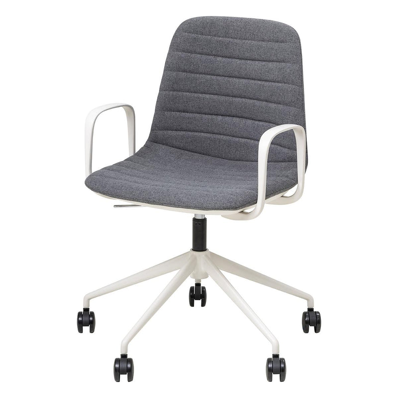 Sofia Chair with Gas Lift Castor Base and Arms-Elite Office Furniture