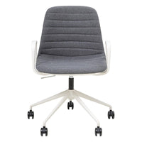 Sofia Chair with Gas Lift (with Tilt) Castor Base and Arms-Elite Office Furniture