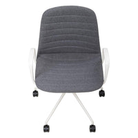 Sofia Chair with Gas Lift Castor Base and Arms-Elite Office Furniture