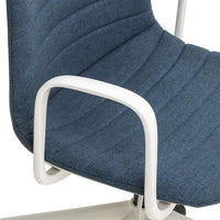 Sofia Chair with Gas Lift Castor Base and Arms-Elite Office Furniture