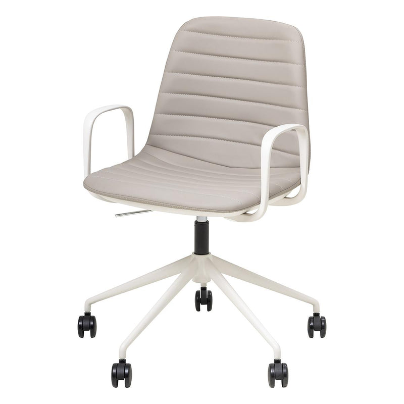 Sofia Chair with Gas Lift Castor Base and Arms-Elite Office Furniture