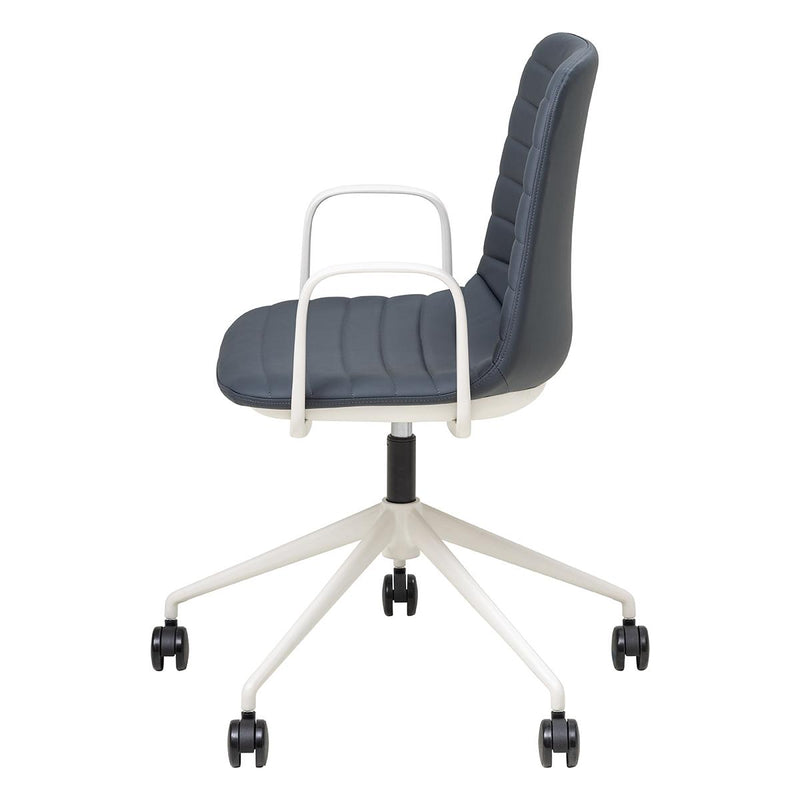 Sofia Chair with Gas Lift (with Tilt) Castor Base and Arms-Elite Office Furniture