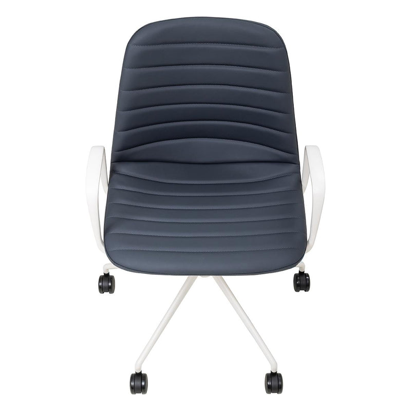 Sofia Chair with Gas Lift Castor Base and Arms-Elite Office Furniture